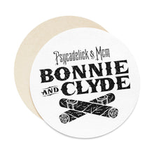 Charger l&#39;image dans la galerie, Bonnie And Clyde - Round Paper Coaster Set - 6pcs